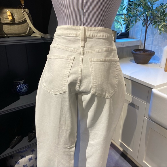 NWT J. Crew White Full-Length Demi Boot Cut Jeans – Size 30 - Picture 8 of 11